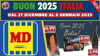 Volantino MD dal 27 dicembre al 6 gennaio 2025  BUON ANNO ITALIA 🟩⬜️🟥 #anteprima