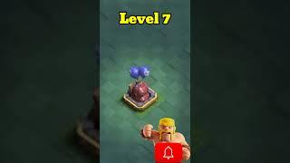 Coc Builder Base Air Bombs Level 1 to Level 10 Clash Of Clans#shorts #shortvideo #clashofclans