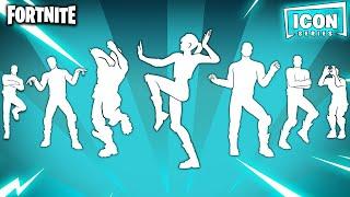 ALL FORTNITE ICON SERIES DANCES & EMOTES