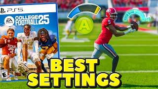 The BEST Passing Settings for College Football 25