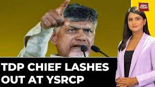 Don't Use Jana Sena Flags: TDP Chief Chandrababu Naidu Lashes Out At YSRCP | India Today News
