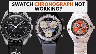 Swatch Chronograph NOT working properly?  This is how to fix and Reset a Swatch Chronograph Watch