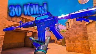 JOGUEI COM MEU NOVO INVENTÁRIO AZUL E FIZ 30 KILLS NA NOVA SANDSTONE! - STANDOFF 2 FROSTY CHAOS