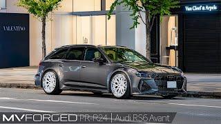 【bond shop Tokyo】Audi RS6 Avant on MV Forged Wheels【4K】