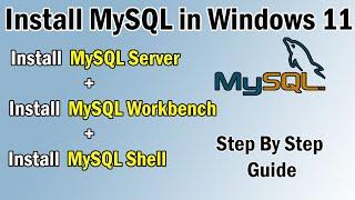 How To Install MySQL In Windows | MySQL Install Kaise Kare | MySQL Install In Windows 11 | MySQL