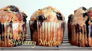 Quick and Easy Blueberry Muffins from Ritz Carlton