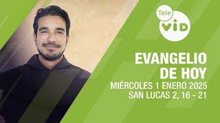 El evangelio de hoy Miércoles 1 Enero de 2025  #LectioDivina #TeleVID