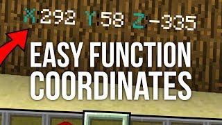 Coordinates Without F3 in Minecraft 1.13