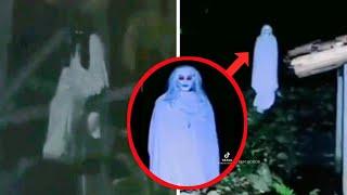 9 VIDEO PENAMPAKAN HANTU YANG VIRAL DI TIKTOK - SATPAM HOROR