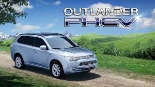 Электромобиль обзор Mitsubishi Outlander PHEV гибрид Электромобиль