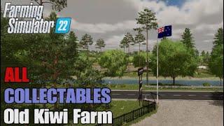 FS22 Old Kiwi Farm Map | Warning 99 of  100 Collectables, 1 missing !!!!  | Earn extra money