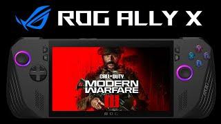 Modern Warfare 3 ROG ALLY X | FSR 3.0 | Ultra | Extreme Graphics | 8G VRAM