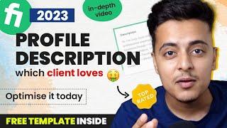 Optimise Your Fiverr Profile Description Like PRO in 2023 | Free Template Inside