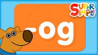 Learn How To Read Words In The "og" Word Family | Turn & Learn ABCs | Preschool Learning