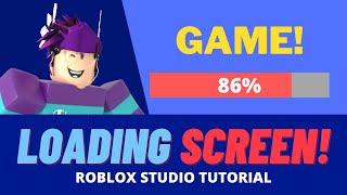 How to make a LOADING SCREEN in Roblox Studio (2021)