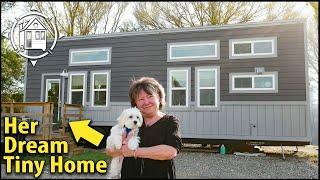 Retired and living affordably in a tiny house of her dreams
