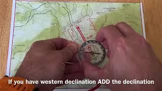 Wilderness Navigation Skills- Orientating a Map with a Compass