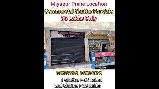 Commercial Shutters for Sale Miyapur X Roads Prime Location #RentalShutters #RealestateNews