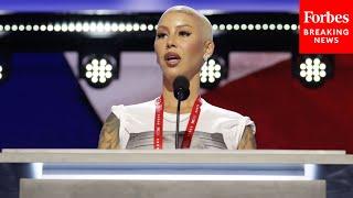 WATCH: Amber Rose Participates In Republican National Convention Preparations In Milwaukee, WI