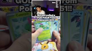 GOD PACK PULL from POKEMON 151!! #pokemon151 #godpack