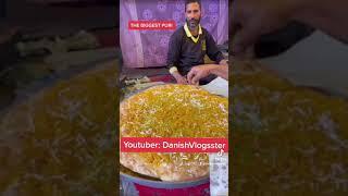 Big Puri Made In Pakistan | Streetfood Of Pakistan | Pakistani streetfood | DanishVlogsster