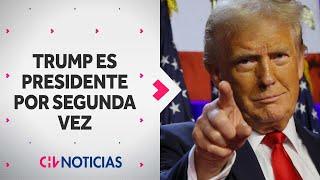 TRUMP ES EL NUEVO PRESIDENTE de Estados Unidos: Alcanzó los 279 votos y ganó elección - CHV Noticias