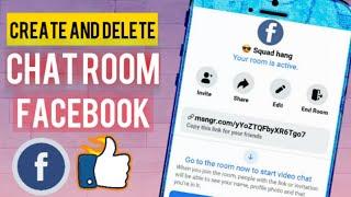 How to Create/Delete Room In Facebook