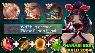 SUPREME HANABI BUILD THE PERFECT ORACLE 100% BROKEN!! ( UNLI SHIELD AND REGEN HACK! ) - MLBB