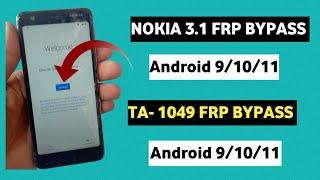 Nokia 3.1 | 3.1 Plus FRP Unlock/ Google Account Bypass 2023 || ANDROID 10 Q (Without PC)100% OK