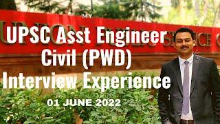 My UPSC Assistant Engineer Civil (PWD) Interview Experience | UPSC AE Civil Interview | Rahul Rai