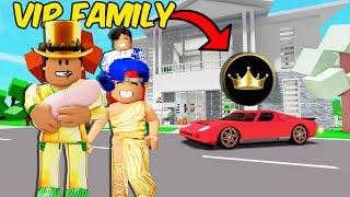 I Started The RICHEST VIP Family With My GIRLFRIEND In BROOKHAVEN RP!