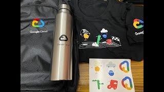 30 Days of Google Cloud Schwags || Schwags Unboxing