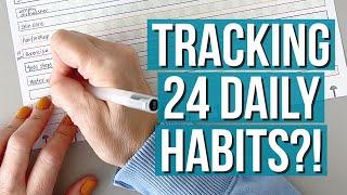 Creating a Daily Habit Tracker for Self Care & Healing | Simple Tracking System - Happy Planner 2022