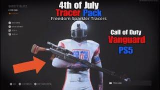 *NEW* Fourth of July Tracer Pack - FREEDOM SPARKLER Tracers! - CoD Vanguard PS5