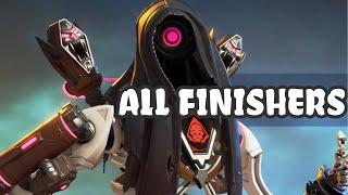 All Finishers with Pathfinder’s Reaper’s Path Skin - Apex Legends [4K 60 FPS]