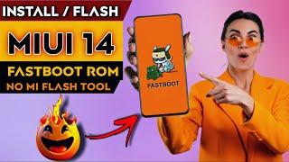 HOW TO FLASH MIUI 13 ,MIUI 14  FASTBOOT ROM WITHOUT MI FLASH TOOL ? || ANY XIAOMI PHONE IN 2023 