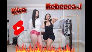 RebeccaJ & Kira Tight clothing Try on Haul