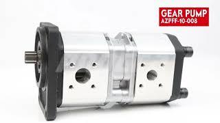 AZPFF hydraulic double gear pump