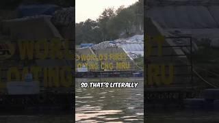 World’s first floating CNG MRU aka Boat Gasstation on the Ganges️ #ganga #india #varanasi #cng