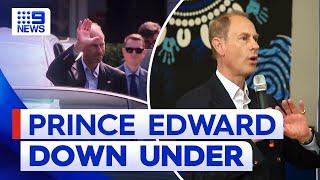 Prince Edward in Sydney for three-day visit | 9 News Australia