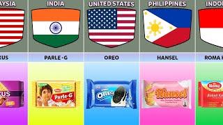 List Biscuits Brands From Different Countries