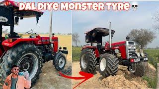 Monster Tyre  Fitting  || Kaleshi jattwaad