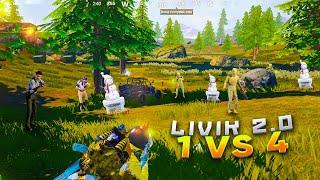 O’YINIMNI KO’RMAGANLAR UCHUN  2.0 LIVIKDA SOLO vs SQUAD - PUBG MOBILE!!!