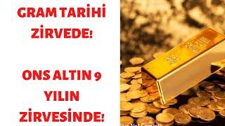 GRAM ALTIN 400 TL, ONS ALTIN 1800$ ÜZERİNDE.. YÜKSELİŞTE SON DURUM!