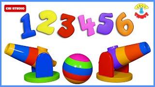 Numbers | Colors for Toddlers | Counting | Numbers for Kids | 123 go |  Preschool | Kindergarten