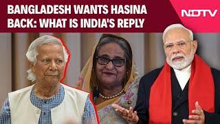 Sheikh Hasina News | India On Bangladesh Seeking Sheikh Hasina's Extradition: "No Comment"