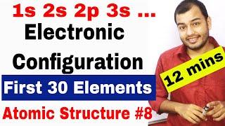 How To do Electronic Configuration || Atomic Structure 08 || Electronic Configuration ||spdf