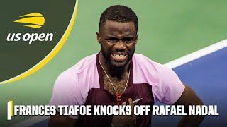 Frances Tiafoe emotional after finishing upset over Rafael Nadal | US Open