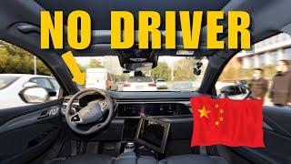 POV Driverless RoboTaxi in China! TESLA FSD biggest rival!!