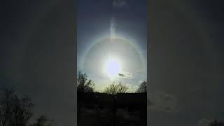 Sun halo/ Sonnenhalo